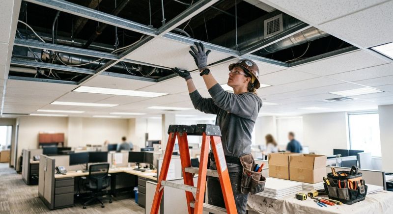 Grid Ceiling Repair in Boulder, CO