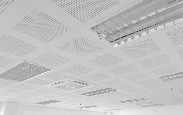 Offers a clean, modern look and hides imperfections in the ceiling