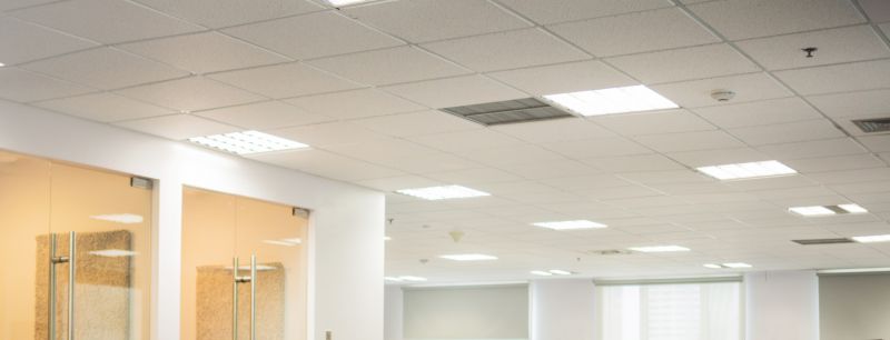 Acoustic Ceiling Tile Installation