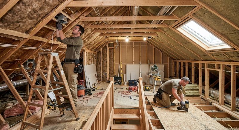 Attic Apartment Construction in Alpharetta, GA