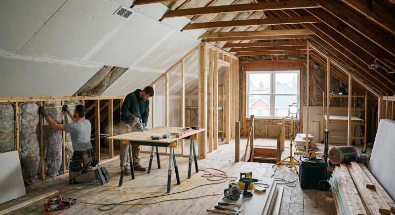 Attic Apartment Construction in Conroe, TX