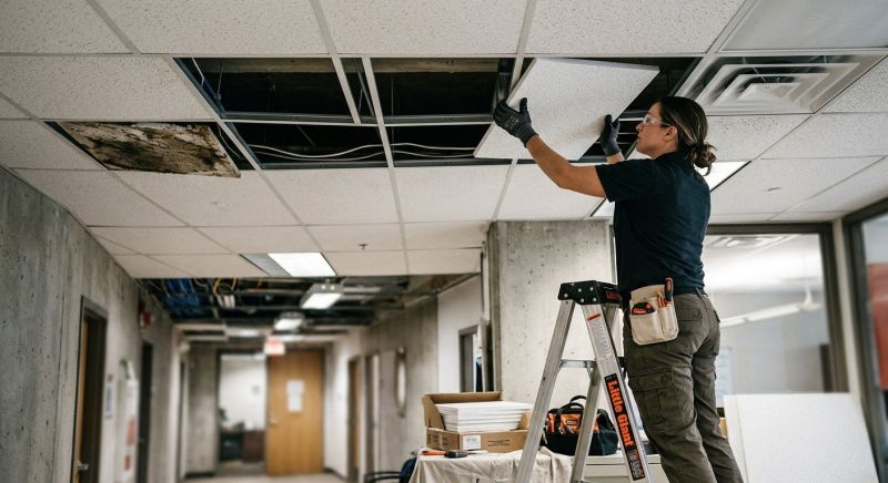 Ceiling Panel Repair in Longmont, CO