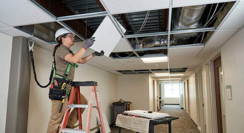 Suspended Ceiling Repair in Longmont, CO
